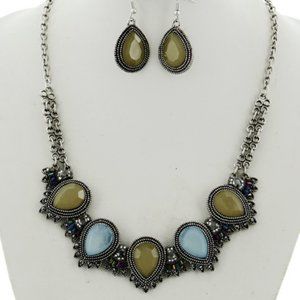 Semi Precious Stone Set